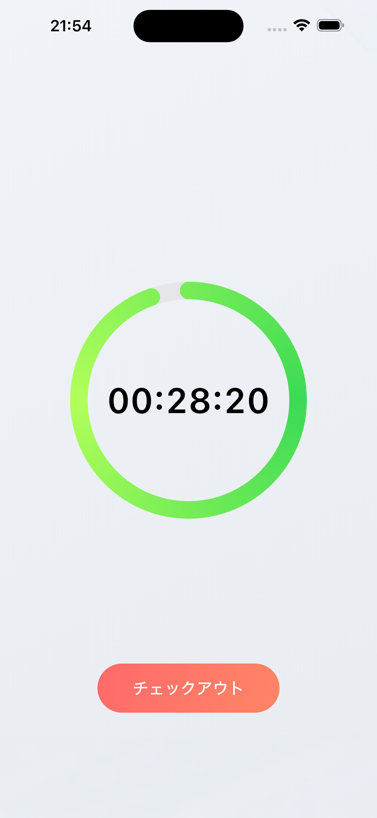 基本ポモドーロ画面